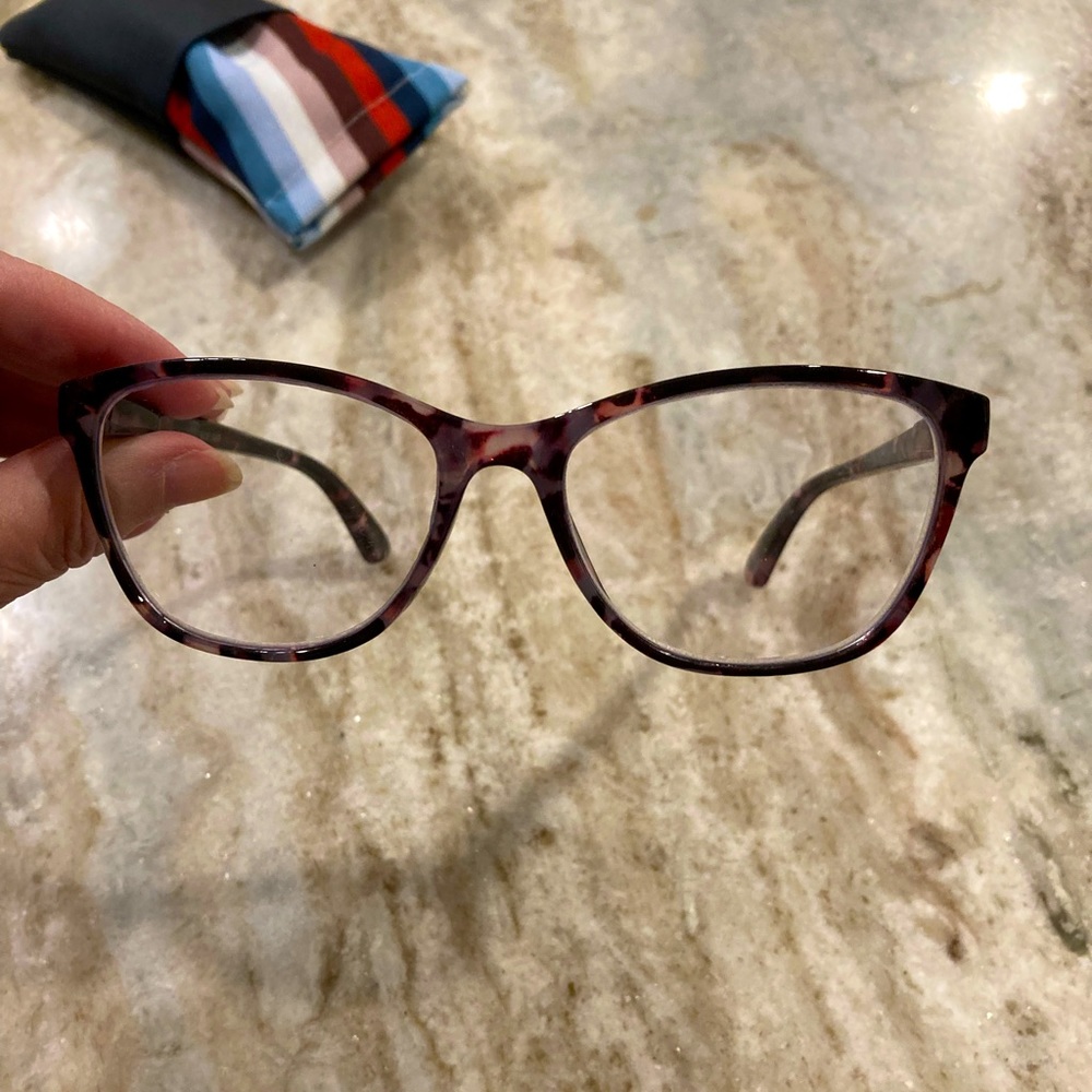 KEO Blue Light glasses, model LENA PURTT with case and cleaning cloth